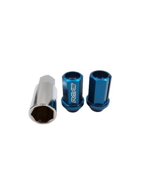 Rays L42 DURA Lock Wheel Nuts M12x1.25 Set of 20 Blue Rays L42 DURA Lock Wheel Nuts M12x1.25 Set of 20 Blue