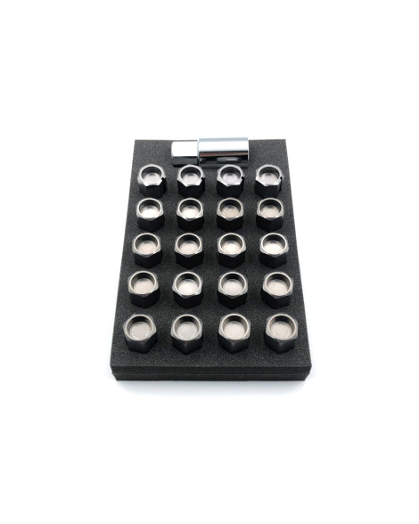 Rays L42 DURA Lock Wheel Nuts M12x1.25 Set of 20 Gunmetallic Rays L42 DURA Lock Wheel Nuts M12x1.25 Set of 20 Gunmetallic