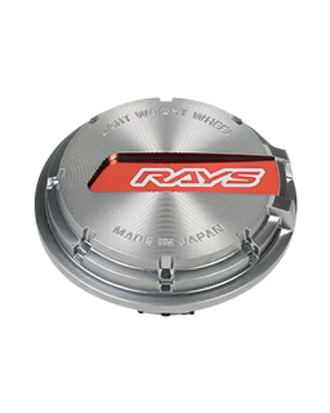 Rays Gram Lights Centre Cap Silver / Red Rays Gram Lights Centre Cap Silver / Red