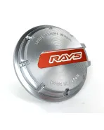 Rays Gram Lights Centre Cap Silver / Red Rays Gram Lights Centre Cap Silver / Red