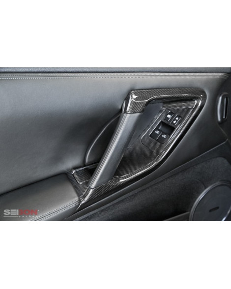 Nissan R35 GTR 2009-2014 Seibon Carbon fibre interior door trim set (12 pcs) Nissan R35 GTR 2009-2014 Seibon Carbon fibre interior door trim set (12 pcs)