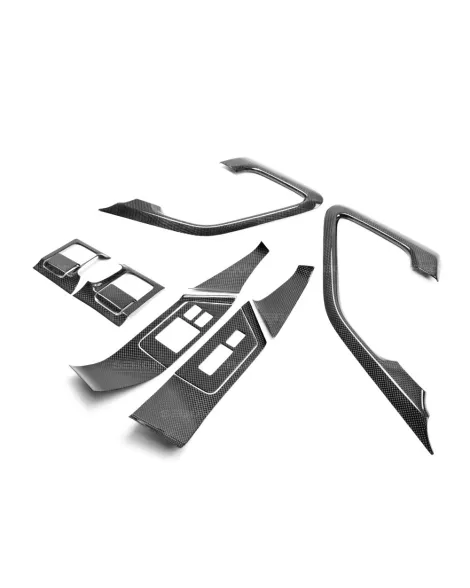 Nissan R35 GTR 2009-2014 Seibon Carbon fibre interior door trim set (12 pcs) Nissan R35 GTR 2009-2014 Seibon Carbon fibre interior door trim set (12 pcs)
