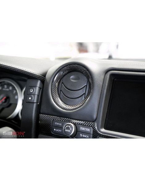 Nissan R35 GTR 2009-2014 Seibon Carbon fibre interior trim set (6 pcs) Nissan R35 GTR 2009-2014 Seibon Carbon fibre interior trim set (6 pcs)