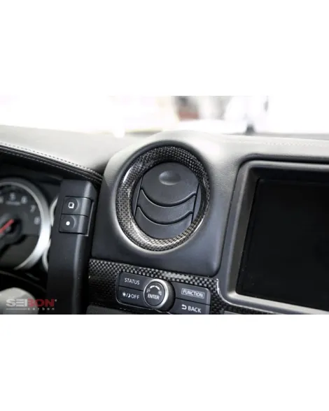 Nissan R35 GTR 2009-2014 Seibon Carbon fibre interior trim set (6 pcs) Nissan R35 GTR 2009-2014 Seibon Carbon fibre interior trim set (6 pcs)