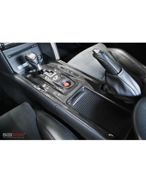 Nissan R35 GTR 2009-2014 Seibon Carbon fibre center shifter bezel