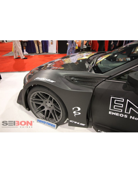 Subaru BRZ / FRS 2012-2014 Seibon Carbon BR-style carbon fibre wing ducts Subaru BRZ / FRS 2012-2014 Seibon Carbon BR-style carbon fibre wing ducts