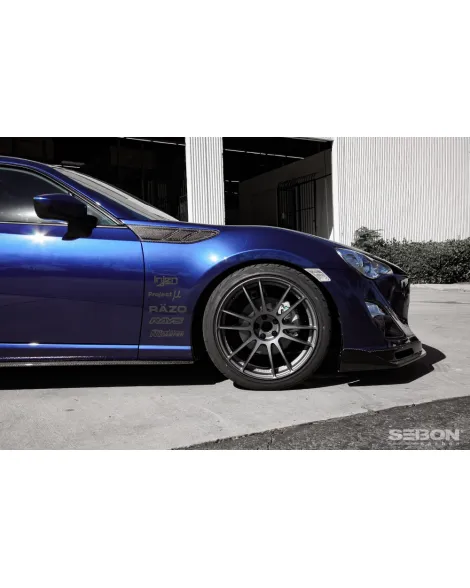 Subaru BRZ / FRS 2012-2014 Seibon Carbon FR-style carbon fibre wing ducts Subaru BRZ / FRS 2012-2014 Seibon Carbon FR-style carbon fibre wing ducts
