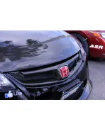 Honda Civic 4DR JDM 2006-2010 Seibon Carbon MG-style carbon fibre front grille Honda Civic 4DR JDM 2006-2010 Seibon Carbon MG-style carbon fibre front grille