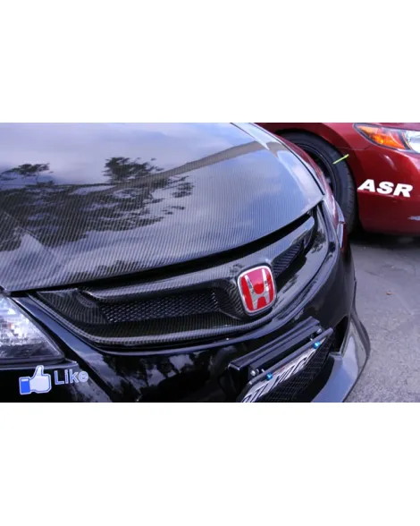 Honda Civic 4DR JDM 2006-2010 Seibon Carbon MG-style carbon fibre front grille Honda Civic 4DR JDM 2006-2010 Seibon Carbon MG-style carbon fibre front grille