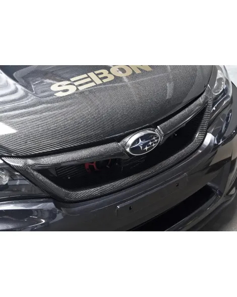 Subaru Impreza / WRX / STI 2011-2013 Seibon Carbon STI-Style Carbon Fibre Front Grille (Mesh not Included) Subaru Impreza / WRX / STI 2011-2013 Seibon Carbon STI-Style Carbon Fibre Front Grille (Mesh not Included)