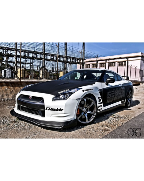 Nissan R35 GTR 2009-2010 Seibon Carbon OEM-style carbon fibre front grille Nissan R35 GTR 2009-2010 Seibon Carbon OEM-style carbon fibre front grille