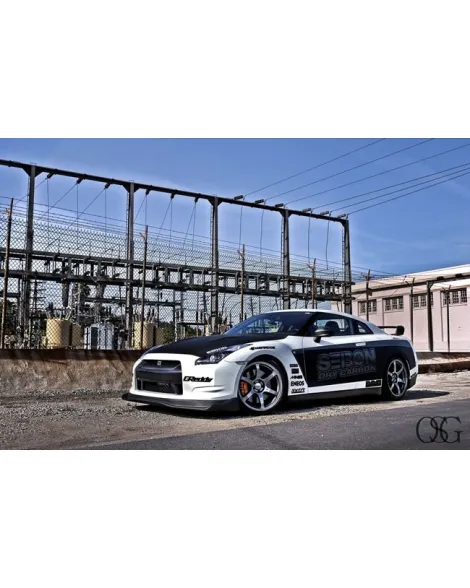 Nissan R35 GTR 2009-2011 Seibon Carbon SS-style carbon fibre front lip Nissan R35 GTR 2009-2011 Seibon Carbon SS-style carbon fibre front lip