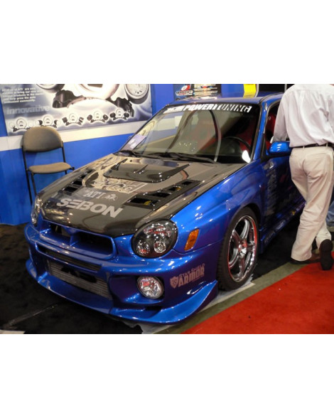 Subaru Impreza / WRX 2002-2003 Seibon Carbon CW-style carbon fibre bonnet Subaru Impreza / WRX 2002-2003 Seibon Carbon CW-style carbon fibre bonnet
