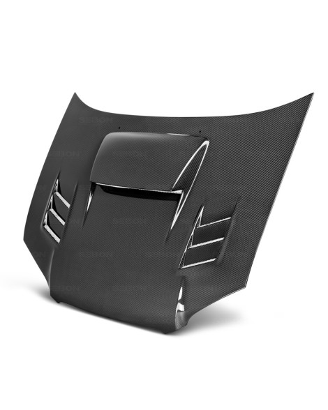 Subaru Impreza / WRX / STI (GDA/B/F OR GGA/E) 2004-2005 Seibon Carbon CWII-style carbon fibre bonnet Subaru Impreza / WRX / STI (GDA/B/F OR GGA/E) 2004-2005 Seibon Carbon CWII-style carbon fibre bonnet