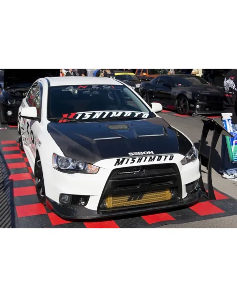 Mitsubishi Lancer EVO X 2008-2012 Seibon Carbon CW-style carbon fibre bonnet Mitsubishi Lancer EVO X 2008-2012 Seibon Carbon CW-style carbon fibre bonnet