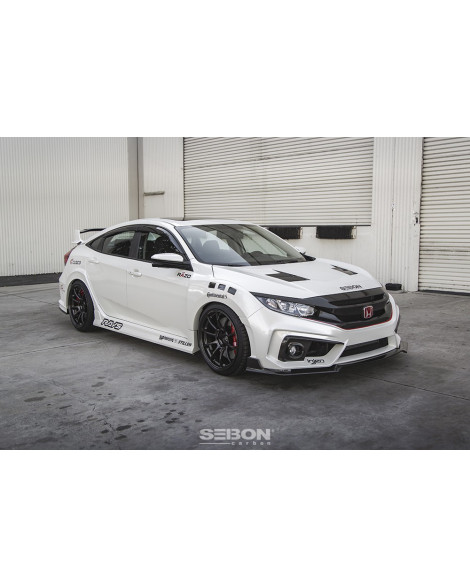 Honda Civic 2DR/4DR 2016-2017 Seibon Carbon TS-Style Carbon Fibre Bonnet Honda Civic 2DR/4DR 2016-2017 Seibon Carbon TS-Style Carbon Fibre Bonnet