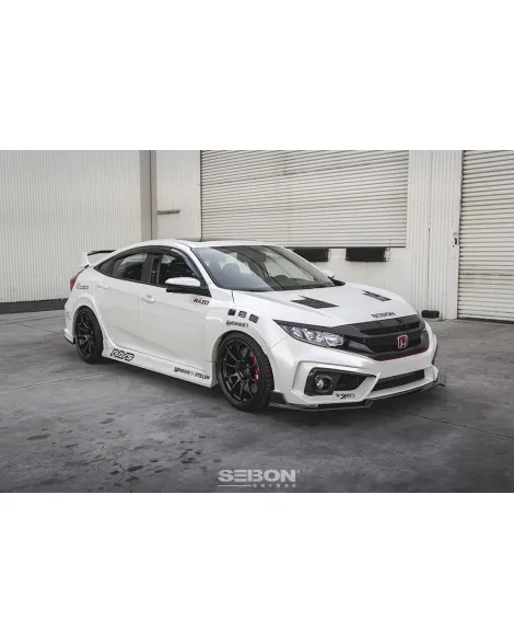 Honda Civic 2DR/4DR 2016-2017 Seibon Carbon TS-Style Carbon Fibre Bonnet Honda Civic 2DR/4DR 2016-2017 Seibon Carbon TS-Style Carbon Fibre Bonnet