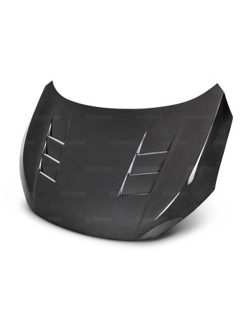 Honda Civic 2DR/4DR 2016-2017 Seibon Carbon TS-Style Carbon Fibre Bonnet