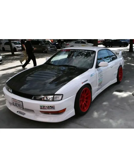 Nissan 240SX / SILVIA (S14 KOUKI) 1997-1998 Seibon Carbon TR-style carbon fibre bonnet Nissan 240SX / SILVIA (S14 KOUKI) 1997-1998 Seibon Carbon TR-style carbon fibre bonnet