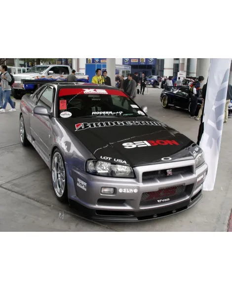 Nissan Skyline R34 GT-R (BNR34) 1999-2001 Seibon Carbon OEM-style carbon fibre bonnet Nissan Skyline R34 GT-R (BNR34) 1999-2001 Seibon Carbon OEM-style carbon fibre bonnet