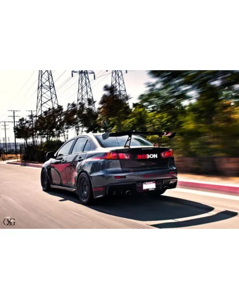 Mitsubishi Lancer EVO X 2008-2012 Seibon Carbon OEM-style carbon fibre rear diffuser Mitsubishi Lancer EVO X 2008-2012 Seibon Carbon OEM-style carbon fibre rear diffuser