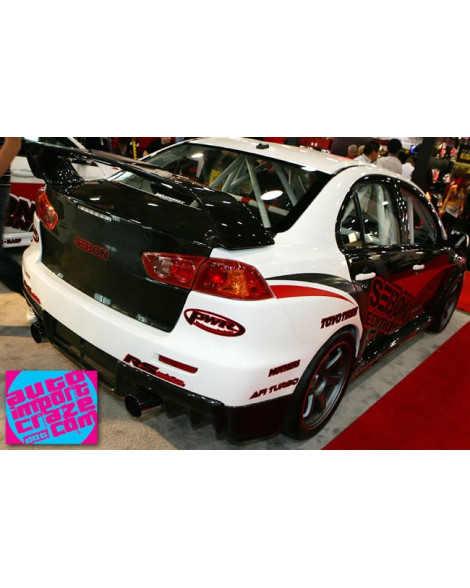 Mitsubishi Lancer EVO X 2008-2012 Seibon Carbon OEM-style carbon fibre rear spoiler Mitsubishi Lancer EVO X 2008-2012 Seibon Carbon OEM-style carbon fibre rear spoiler