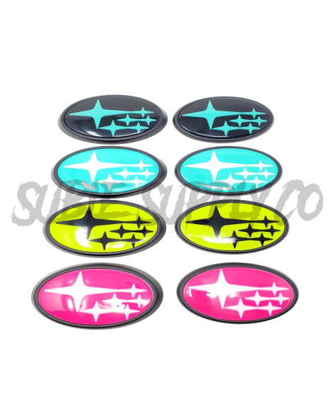 Subie Supply Co. Special Edition Front & Rear Subaru Emblems Subie Supply Co. Special Edition Front & Rear Subaru Emblems