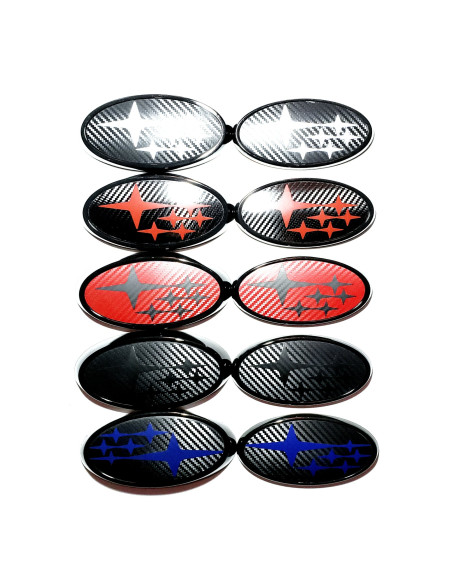Subie Supply Co. Carbon Style Front & Rear Subaru Emblems Subie Supply Co. Carbon Style Front & Rear Subaru Emblems