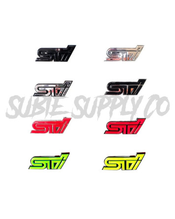 Subie Supply Co. Subaru Impreza STI Front Grille Badges