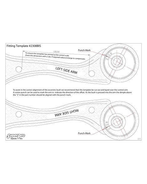 Honda Civic Type R EP3 / Integra DC5 2001-2006 SuperPro Caster Increase Front Compliance Lower Arm Bushes Honda Civic Type R EP3 / Integra DC5 2001-2006 SuperPro Caster Increase Front Compliance Lower Arm Bushes