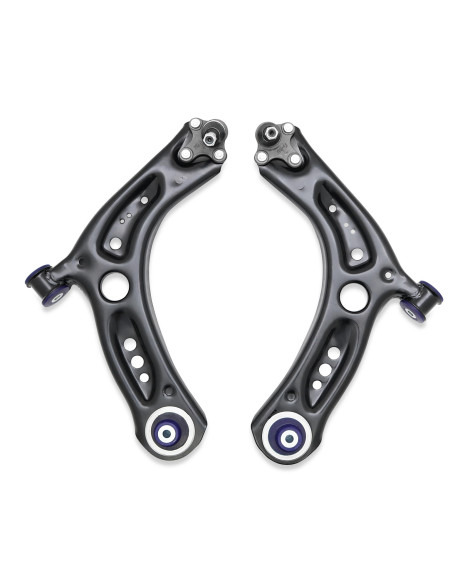 Audi A3 8V 12-20 / Q2 GAB 16+ SuperPro Front Lower Offset Control Arm Kit Audi A3 8V 12-20 / Q2 GAB 16+ SuperPro Front Lower Offset Control Arm Kit