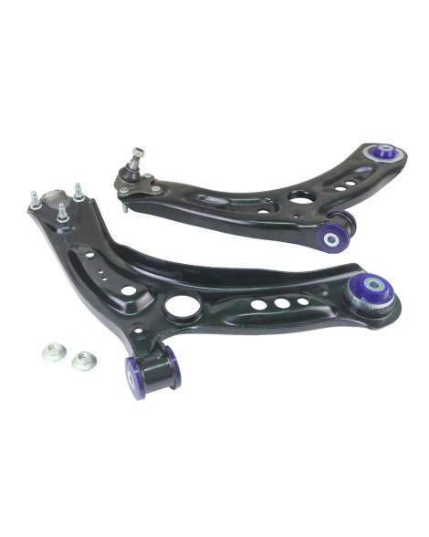 Audi A3 8V 12-20 / Q2 GAB 16+ SuperPro Front Lower Offset Control Arm Kit Audi A3 8V 12-20 / Q2 GAB 16+ SuperPro Front Lower Offset Control Arm Kit
