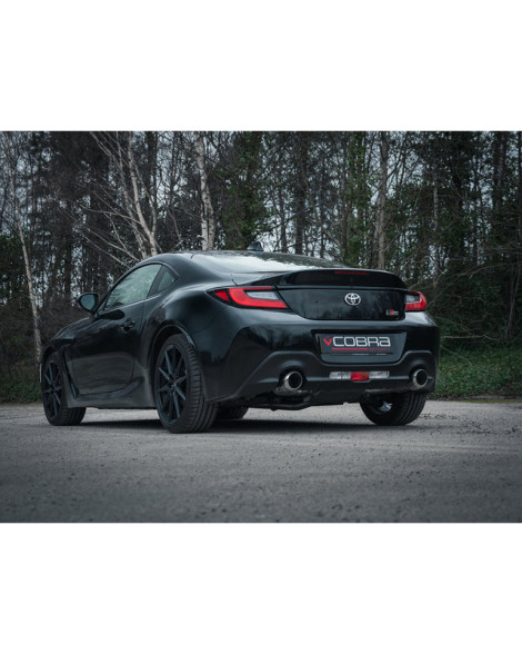 Cobra Sport Resonated Secondary Cat Back Performance Exhaust Toyota GR86 22 - On Cobra Sport Resonated Secondary Cat Back Performance Exhaust Toyota GR86 22 - On