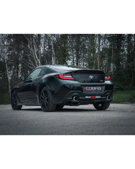 Cobra Sport Resonated Secondary Cat Back Performance Exhaust Toyota GR86 22 - On Cobra Sport Resonated Secondary Cat Back Performance Exhaust Toyota GR86 22 - On