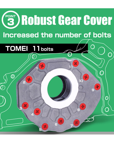 Nissan RB26DETT / RB25DE(T) / RB20DE(T) Tomei Oversized Oil Pump Nissan RB26DETT / RB25DE(T) / RB20DE(T) Tomei Oversized Oil Pump