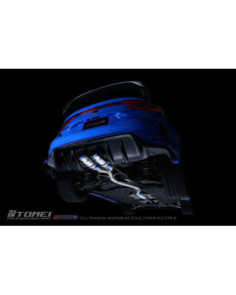 Honda Civic Type-R FL5 2022+ Tomei Expreme TI Full Titanium Muffler Exhaust System (TYPE D) Honda Civic Type-R FL5 2022+ Tomei Expreme TI Full Titanium Muffler Exhaust System (TYPE D)