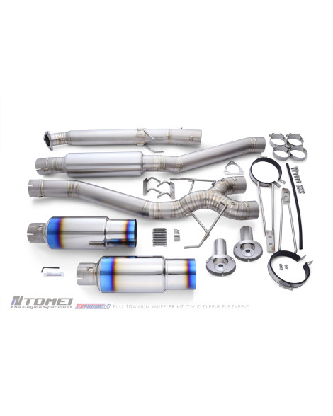 Honda Civic Type-R FL5 2022+ Tomei Expreme TI Full Titanium Muffler Exhaust System (TYPE D) Honda Civic Type-R FL5 2022+ Tomei Expreme TI Full Titanium Muffler Exhaust System (TYPE D)