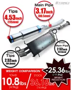 Mazda RX-7 FD3S 13B Tomei Expreme TI Full Titanium Muffler Exhaust System Mazda RX-7 FD3S 13B Tomei Expreme TI Full Titanium Muffler Exhaust System