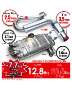 Mazda MX-5 ND MK4 Tomei Expreme TI Full Titanium Muffler Exhaust / Backbox Mazda MX-5 ND MK4 Tomei Expreme TI Full Titanium Muffler Exhaust / Backbox