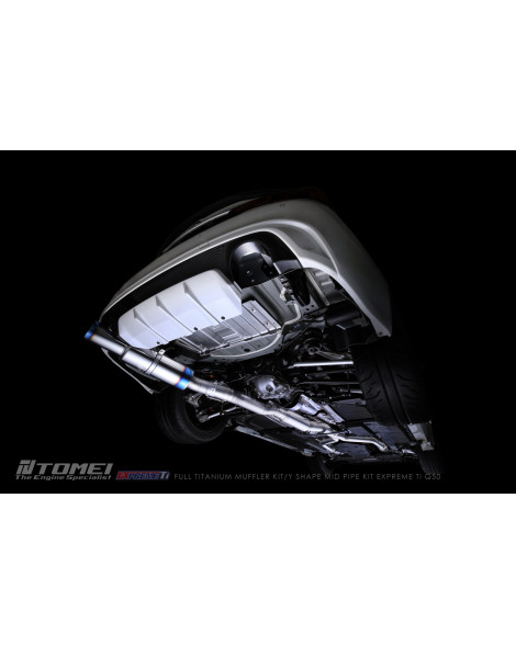Infiniti Q50 / 400R Tomei Expreme TI Full Titanium Muffler Exhaust System