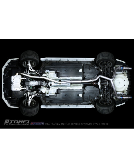 Subaru WRX/STI 11-21 Sedan Tomei Expreme TI Full Titanium Dual Exit Cat-Back Exhaust Subaru WRX/STI 11-21 Sedan Tomei Expreme TI Full Titanium Dual Exit Cat-Back Exhaust