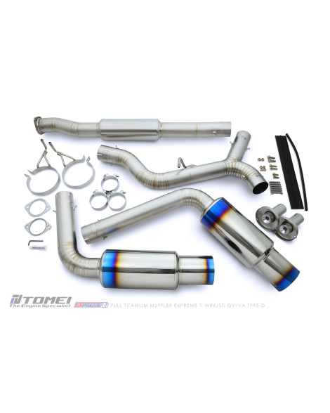 Subaru WRX/STI 11-21 Sedan Tomei Expreme TI Full Titanium Dual Exit Cat-Back Exhaust Subaru WRX/STI 11-21 Sedan Tomei Expreme TI Full Titanium Dual Exit Cat-Back Exhaust