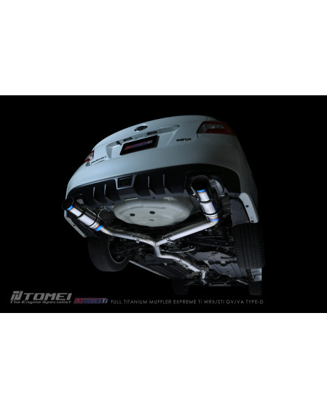 Subaru WRX/STI 11-21 Sedan Tomei Expreme TI Full Titanium Dual Exit Cat-Back Exhaust Subaru WRX/STI 11-21 Sedan Tomei Expreme TI Full Titanium Dual Exit Cat-Back Exhaust