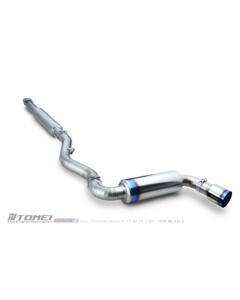 Toyota GT86 / GR86 / Subaru BRZ 12-23 Tomei Expreme TI Full Titanium Exhaust TYPE-80 Ver.2 Toyota GT86 / GR86 / Subaru BRZ 12-23 Tomei Expreme TI Full Titanium Exhaust TYPE-80 Ver.2