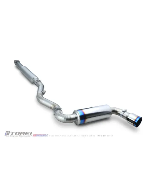 Toyota GT86 / GR86 / Subaru BRZ 12-23 Tomei Expreme TI Full Titanium Exhaust TYPE-80 Ver.2 Toyota GT86 / GR86 / Subaru BRZ 12-23 Tomei Expreme TI Full Titanium Exhaust TYPE-80 Ver.2