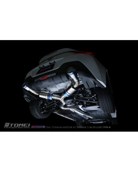 Toyota GT86 / GR86 / Subaru BRZ 12-24 Tomei Expreme TI Full Titanium Exhaust TYPE-D Toyota GT86 / GR86 / Subaru BRZ 12-24 Tomei Expreme TI Full Titanium Exhaust TYPE-D