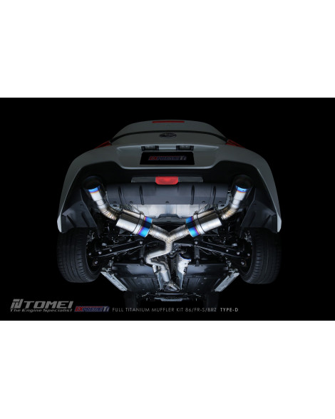 Toyota GT86 / GR86 / Subaru BRZ 12-24 Tomei Expreme TI Full Titanium Exhaust TYPE-D Toyota GT86 / GR86 / Subaru BRZ 12-24 Tomei Expreme TI Full Titanium Exhaust TYPE-D
