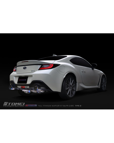 Toyota GT86 / GR86 / Subaru BRZ 12-24 Tomei Expreme TI Full Titanium Exhaust TYPE-D Toyota GT86 / GR86 / Subaru BRZ 12-24 Tomei Expreme TI Full Titanium Exhaust TYPE-D