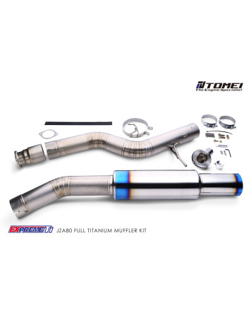 Toyota JZA80 Supra 6M/T 4A/T 93-02 Tomei Expreme TI Full Titanium Muffler Exhaust System