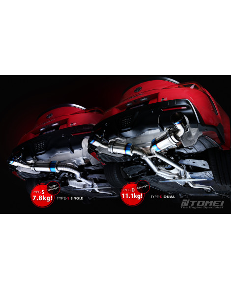 Toyota Supra GR A90 Tomei Expreme TI Full Titanium Muffler Exhaust System Type-R Toyota Supra GR A90 Tomei Expreme TI Full Titanium Muffler Exhaust System Type-R